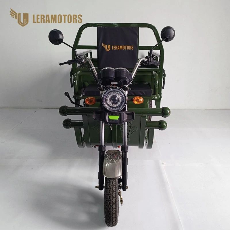 Elektrická nákladní tříkolka Leramotors Cargo G1 1000W - Tuk Tuk Zelená