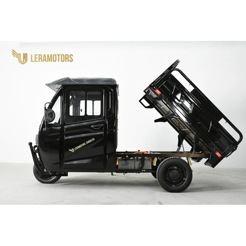 Elektrická tříkolka Leramotors tuk tuk Cargo G5 2000W COC Černá