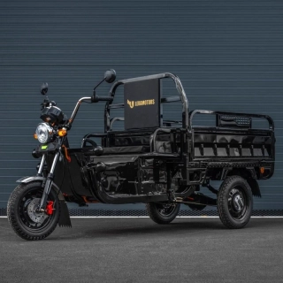 Elektrická nákladní tříkolka Leramotors Cargo G1 1000W - Tuk Tuk Černá