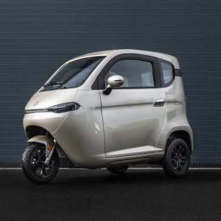 Elektromobil - Elektrická tříkolka Leramotors E3 Zlatá LiFePO4 100AH