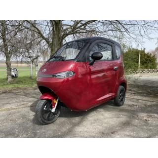 Elektromobil - Elektrická tříkolka Leramotors E3 Červená LiFePO4 100AH